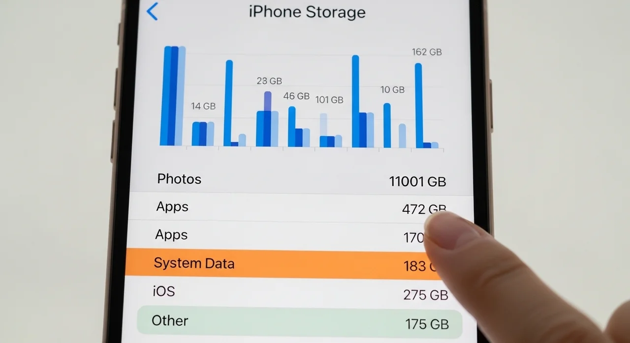 당신의 아이폰, 무엇이 공간을 차지하고 있는가? 저장 공간 분석하기