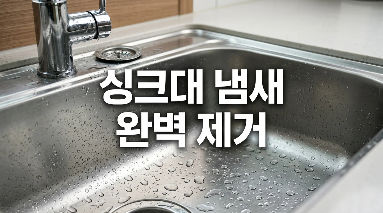 싱크대 냄새 나는 이유와 제거 방법: 악취 원인부터 완벽 해결!
