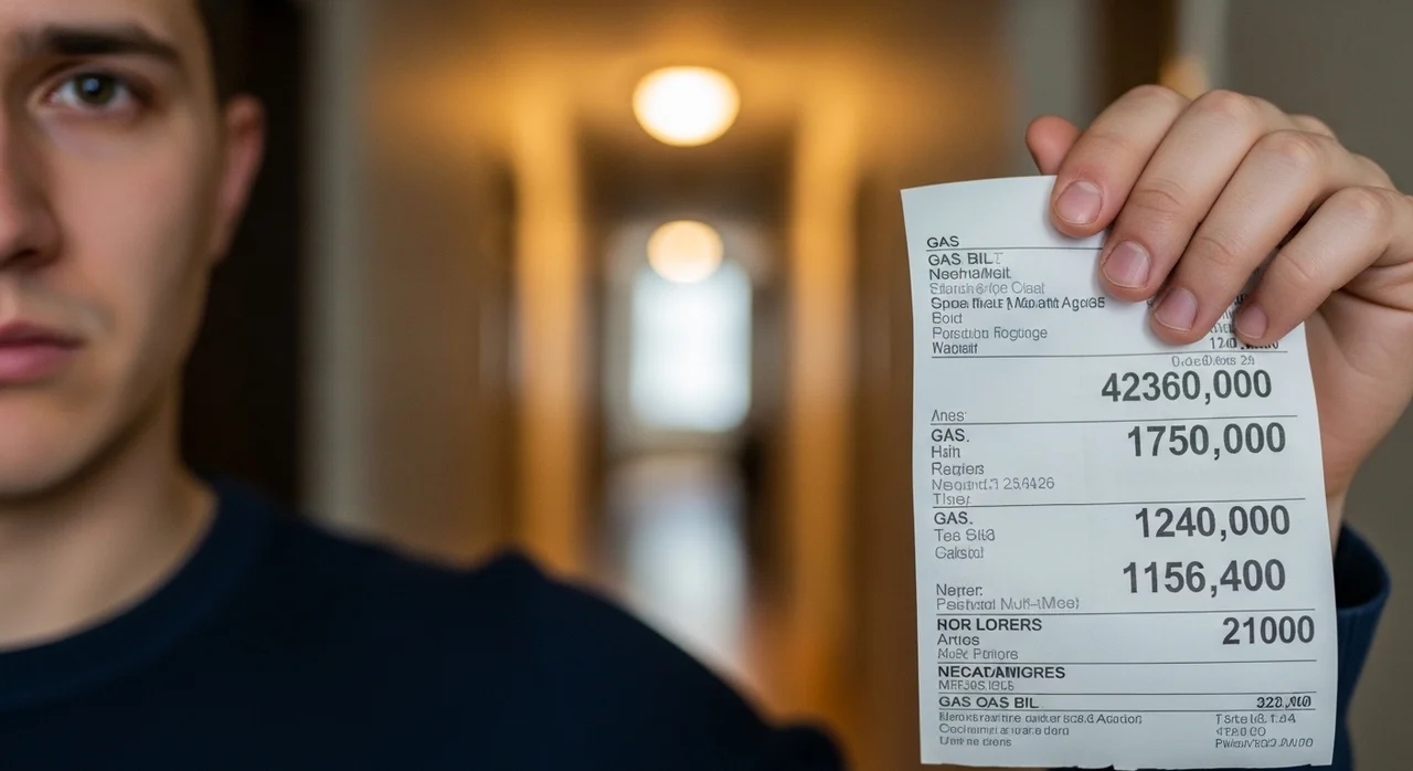 갑자기 날아온 고지서, 제 눈을 의심했습니다