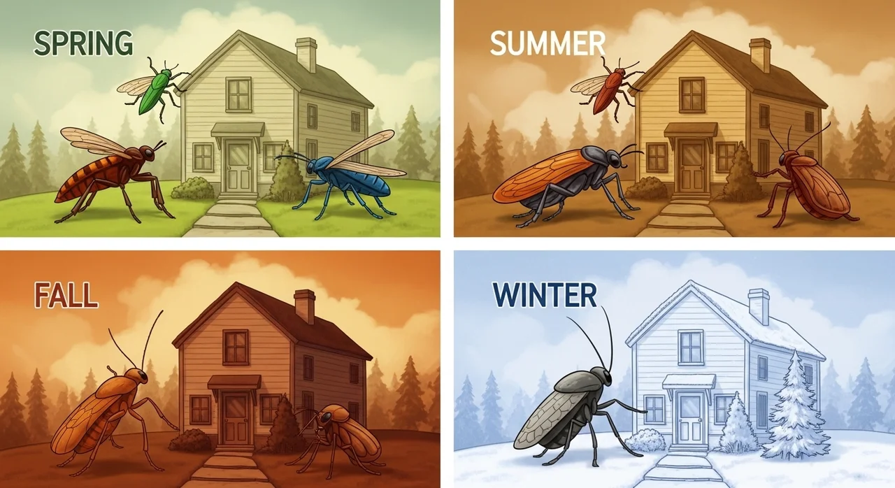 계절별로 벌레가 늘어나는 결정적인 이유