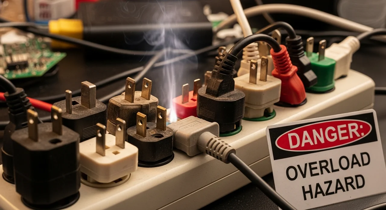 첫 번째 원인: '전력 과부하' - 너무 많은 기기를 한꺼번에?