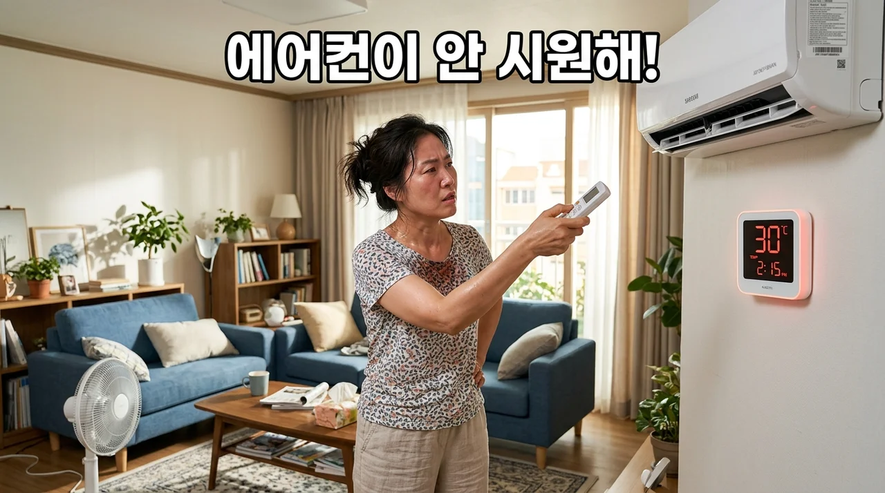 에어컨 틀었는데 시원하지 않은 이유 7가지, 기사 부르기 전 5분 체크리스트