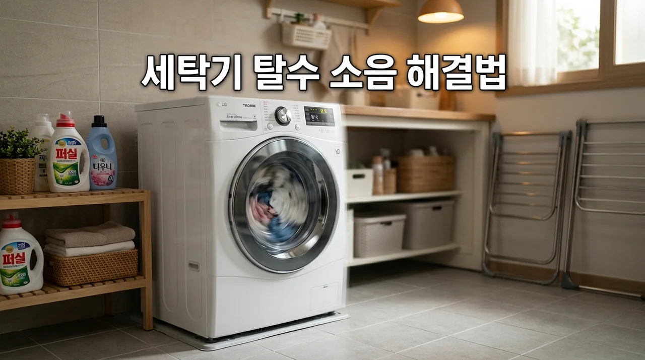 세탁기 탈수 소음 원인 5가지와 1분 자가 해결법: 쾅쾅 소리 잡는 꿀팁