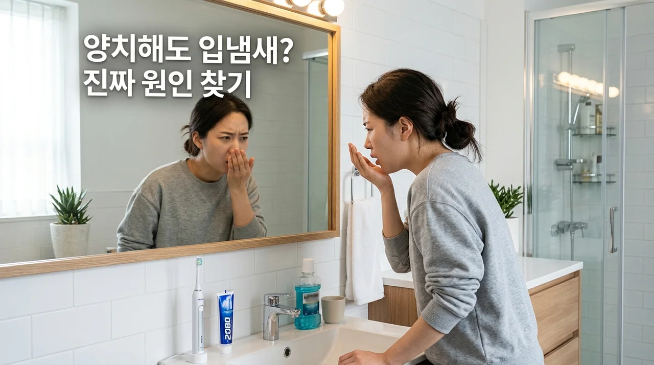 양치했는데 입냄새 나는 이유, 칫솔질만으로는 부족한 5가지 원인과 해결법
