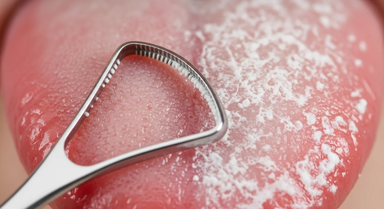 원인 1: 혀 위에 쌓인 '백태', 대충 닦고 계시진 않나요?