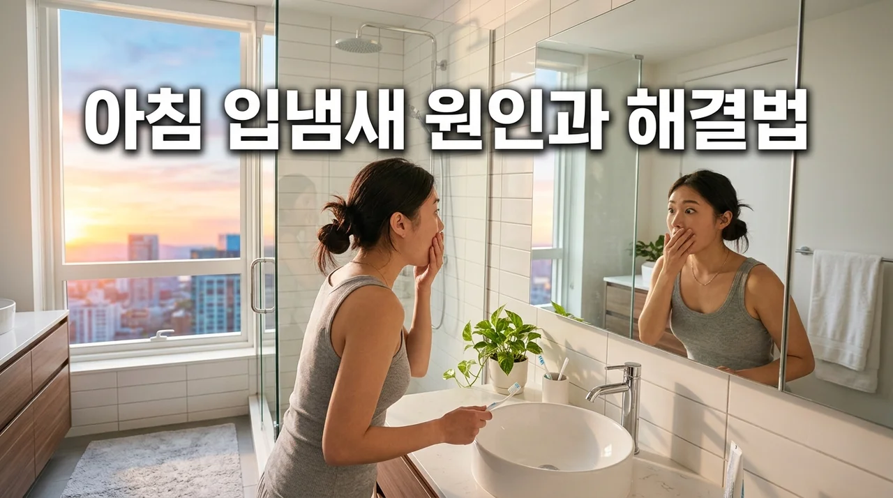 아침에 일어나면 입냄새 심한 이유 5가지와 확실한 해결 방법