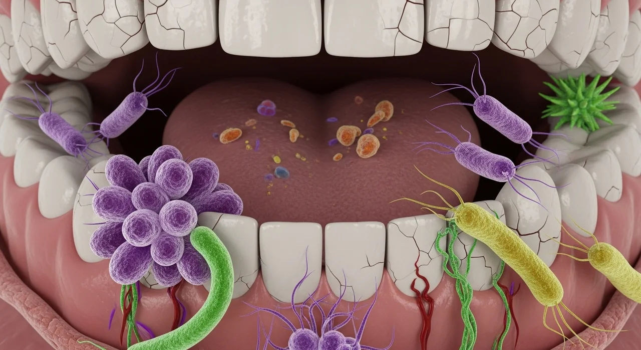 1. 밤사이 파업하는 '침'과 세균의 파티