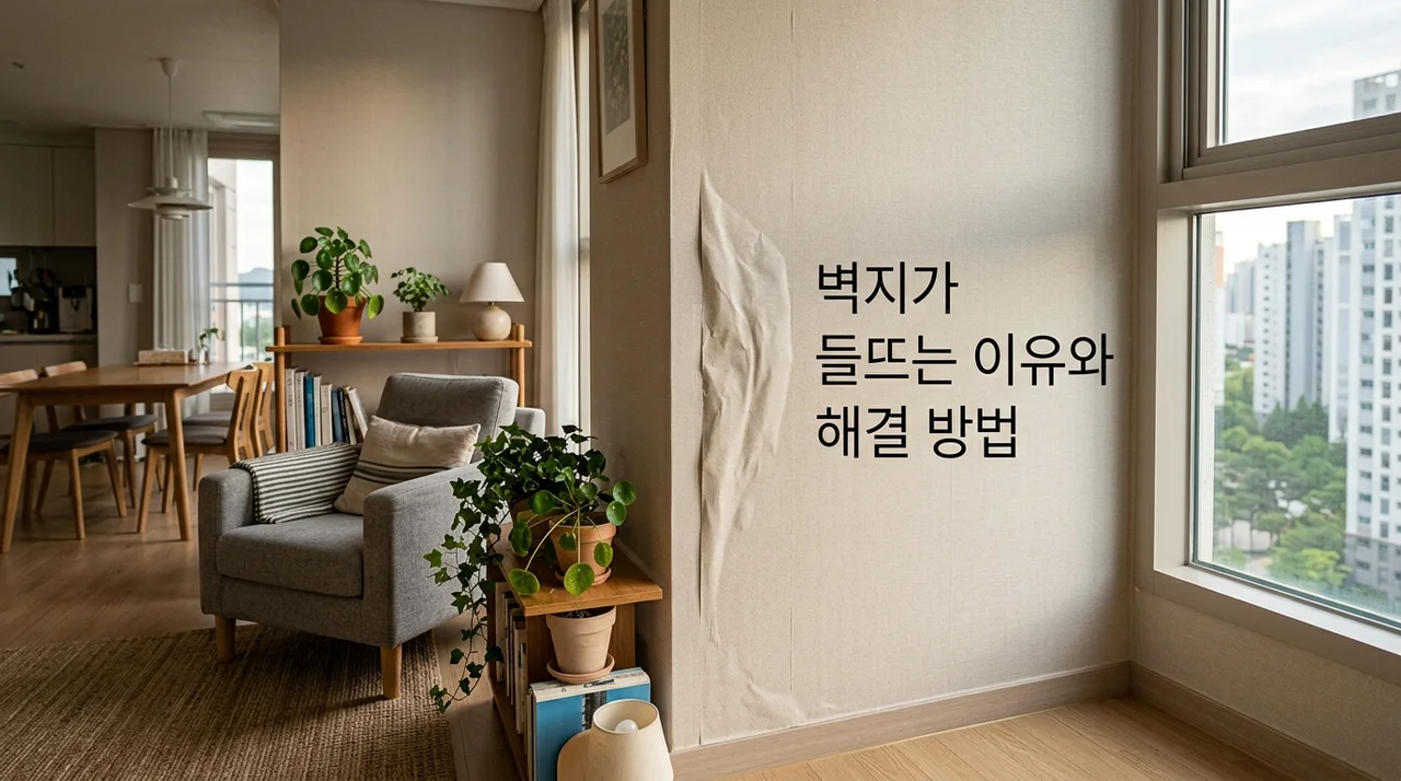 벽지가 들뜨고 울퉁불퉁한 이유? 당황하지 마세요! 원인별 해결 방법 총정리