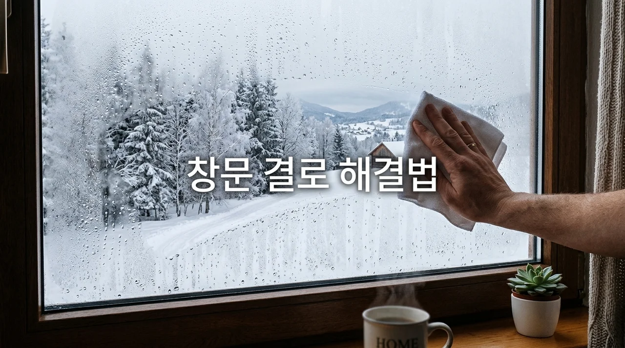 창문 결로 심한 이유와 확실한 해결 방법 5가지 (창문 물방울 싹 해결하기)
