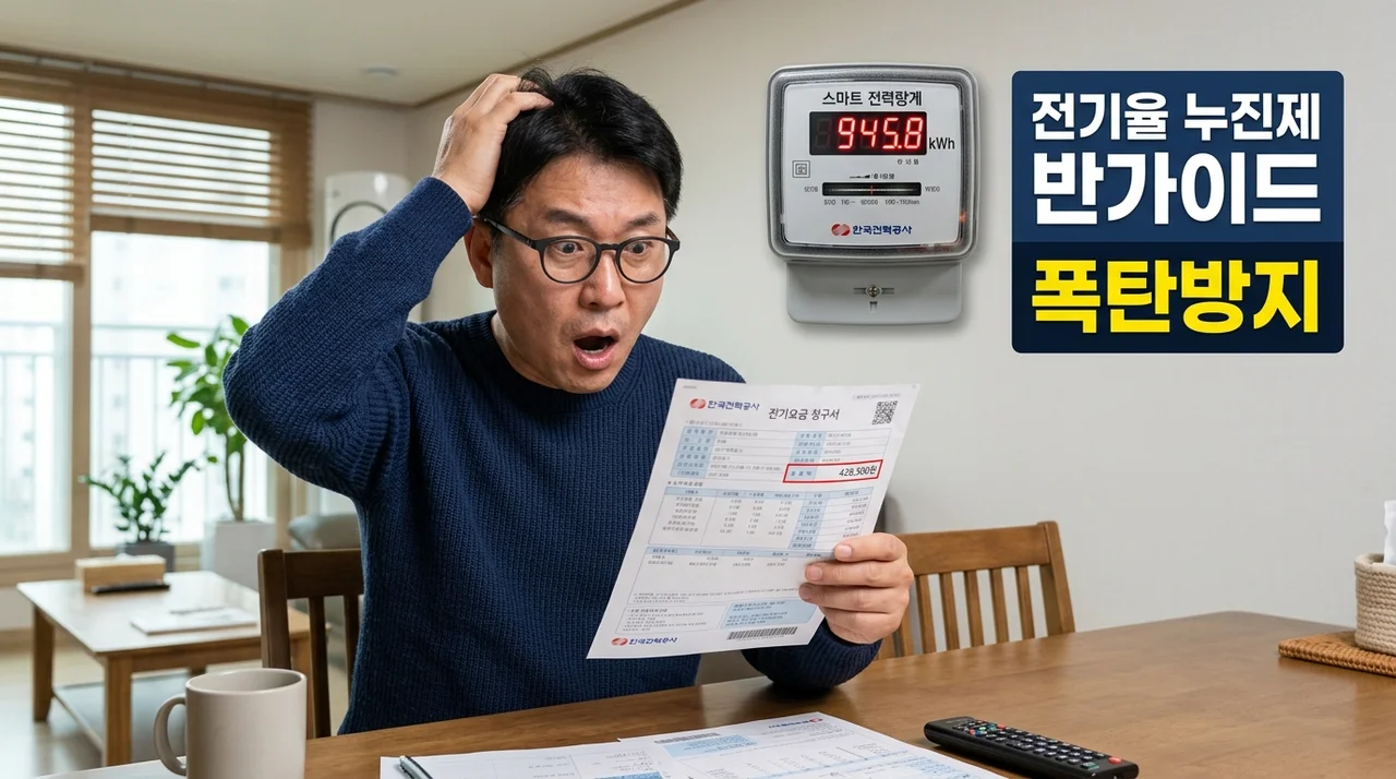 전기요금 폭탄 피하는 누진제 이해와 절약 꿀팁 완벽 정리