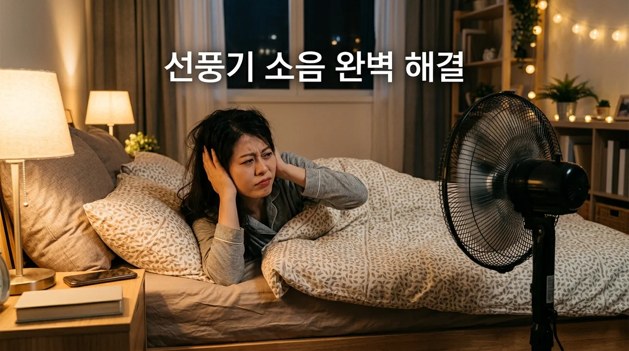 선풍기 소음 심할 때 스트레스 없이 해결하는 5가지 현실적인 방법