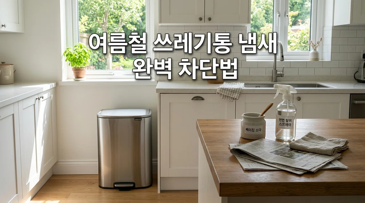 여름 쓰레기통 냄새 줄이는 방법 5가지, 직접 해본 효과적인 꿀팁
