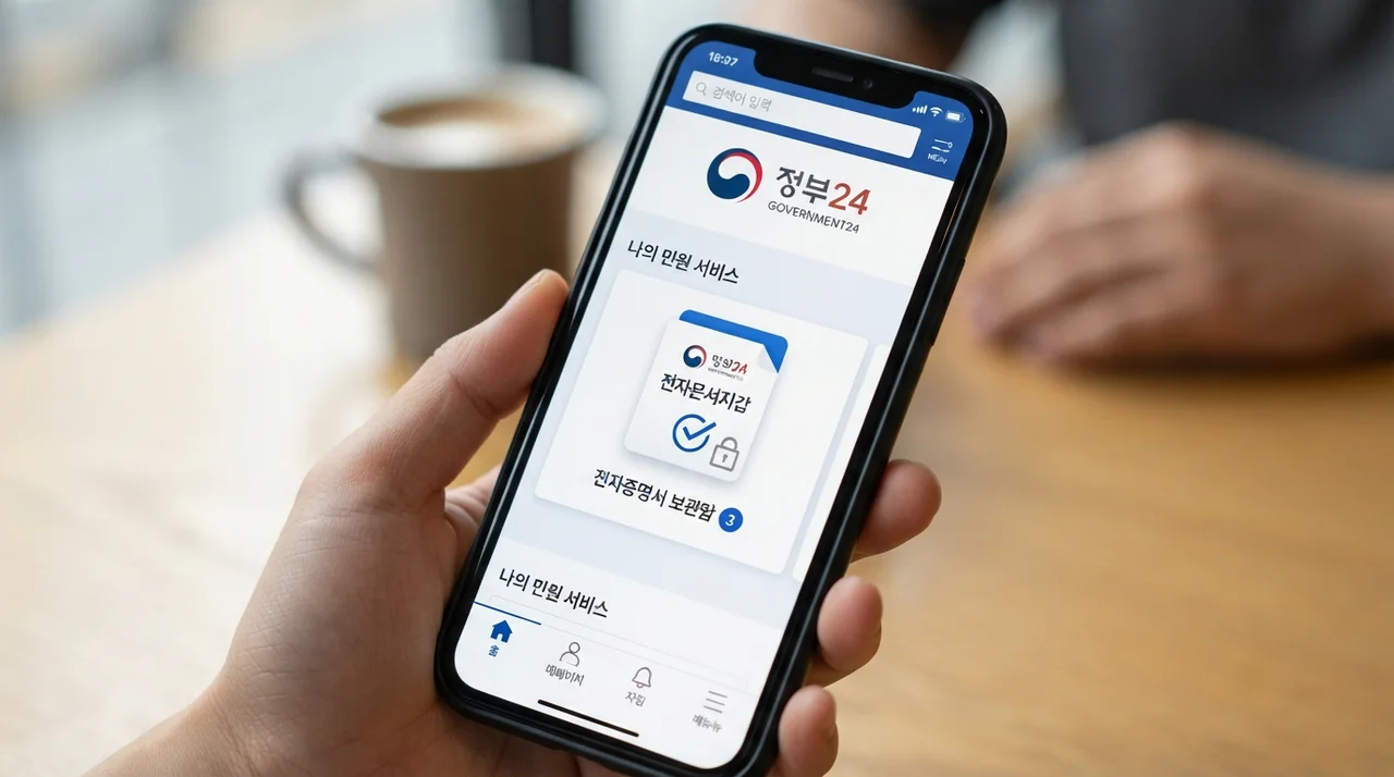 정부24를 활용한 간편 발급법