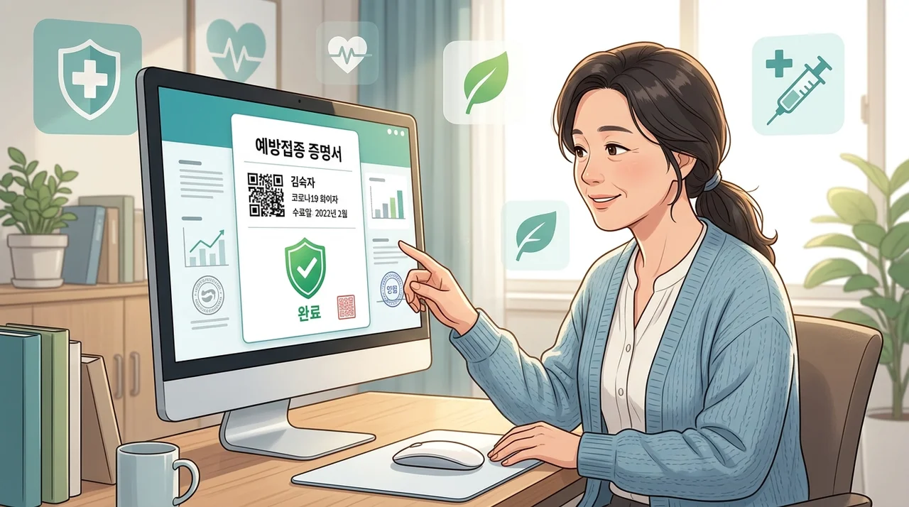 국가예방접종 확인서 발급 방법 온라인으로 1분 만에 출력하기