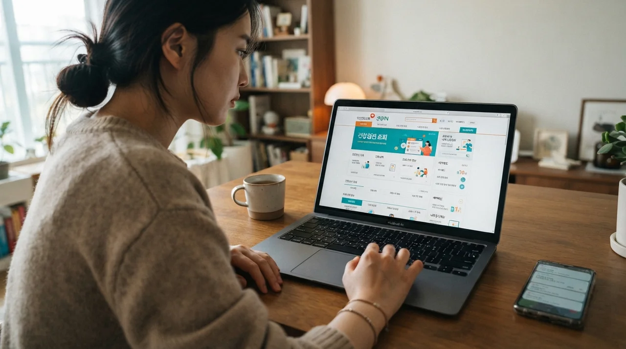 PC에서 건강검진 결과표 인터넷 조회 방법