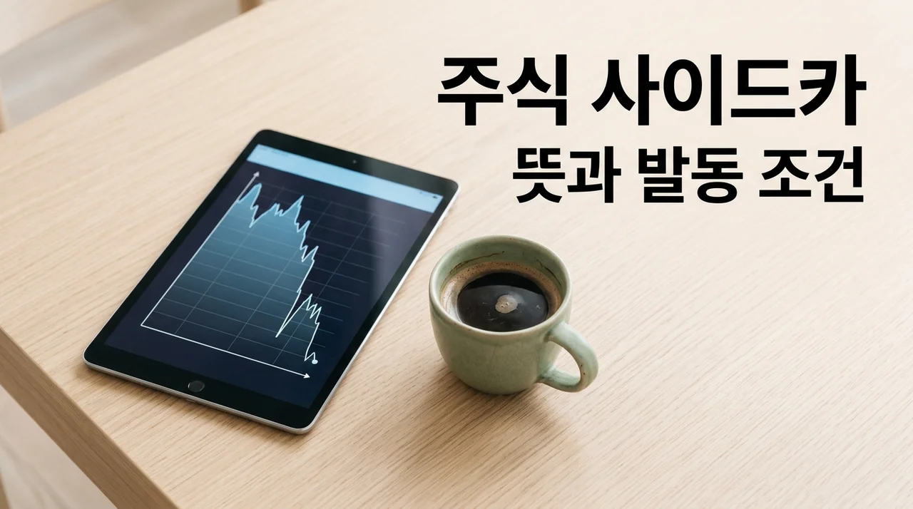 주식 사이드카 뜻과 발동 조건 및 서킷브레이커 차이 완벽 정리
