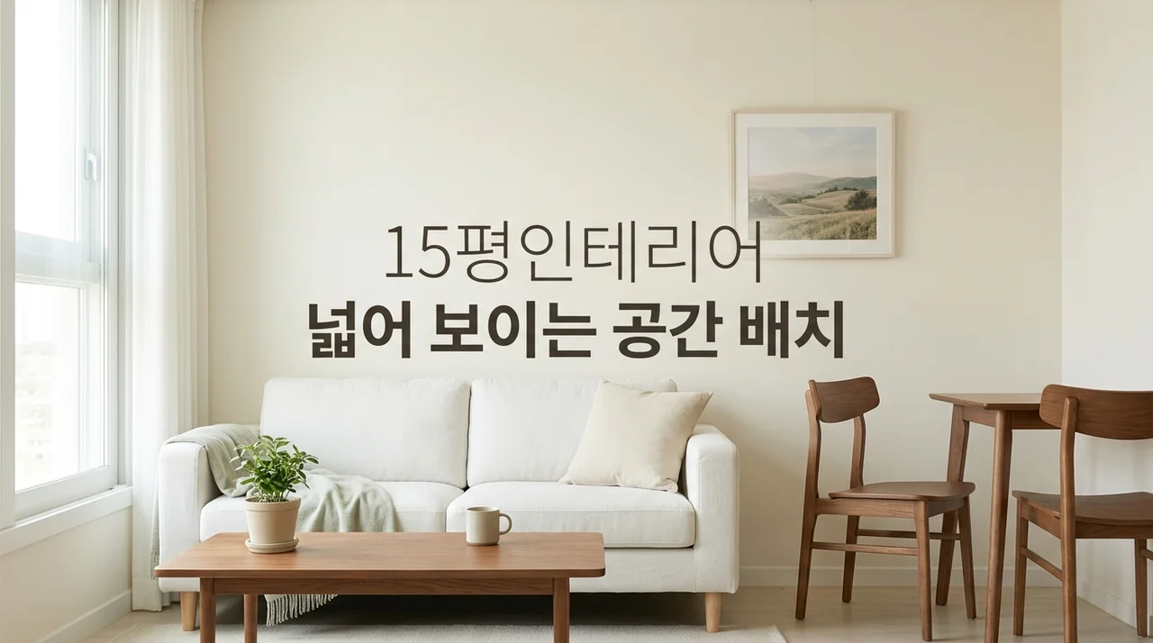 15평 아파트 인테리어 공간을 2배 넓히는 리모델링 가이드