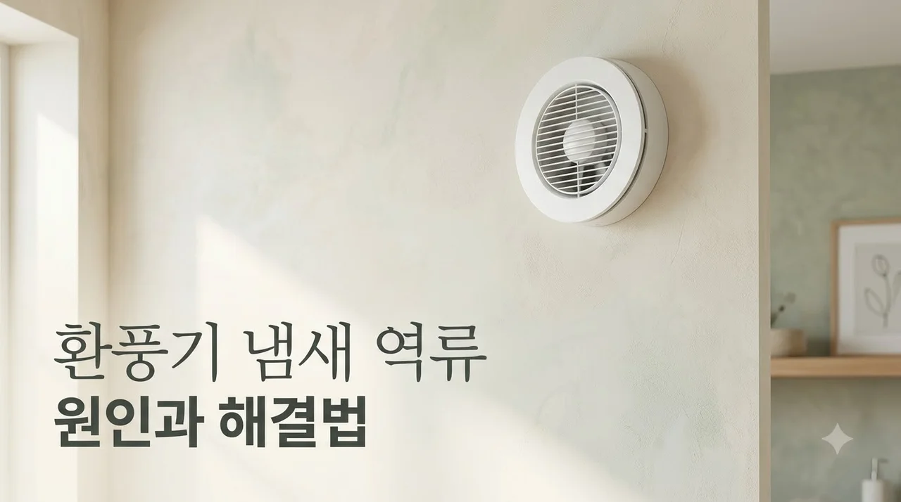욕실 환풍기 냄새 역류 원인과 확실한 해결 방법 총정리