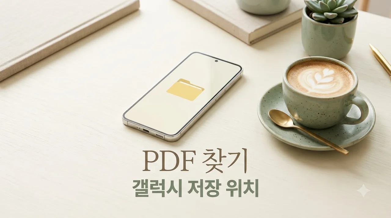 갤럭시 PDF 파일 찾기 다운로드 폴더 위치 및 해결 방법