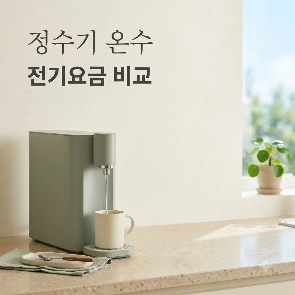 정수기 온수 기능을 계속 켜두면 전기요금이 얼마나 달라질까? (공식 요금 분석)