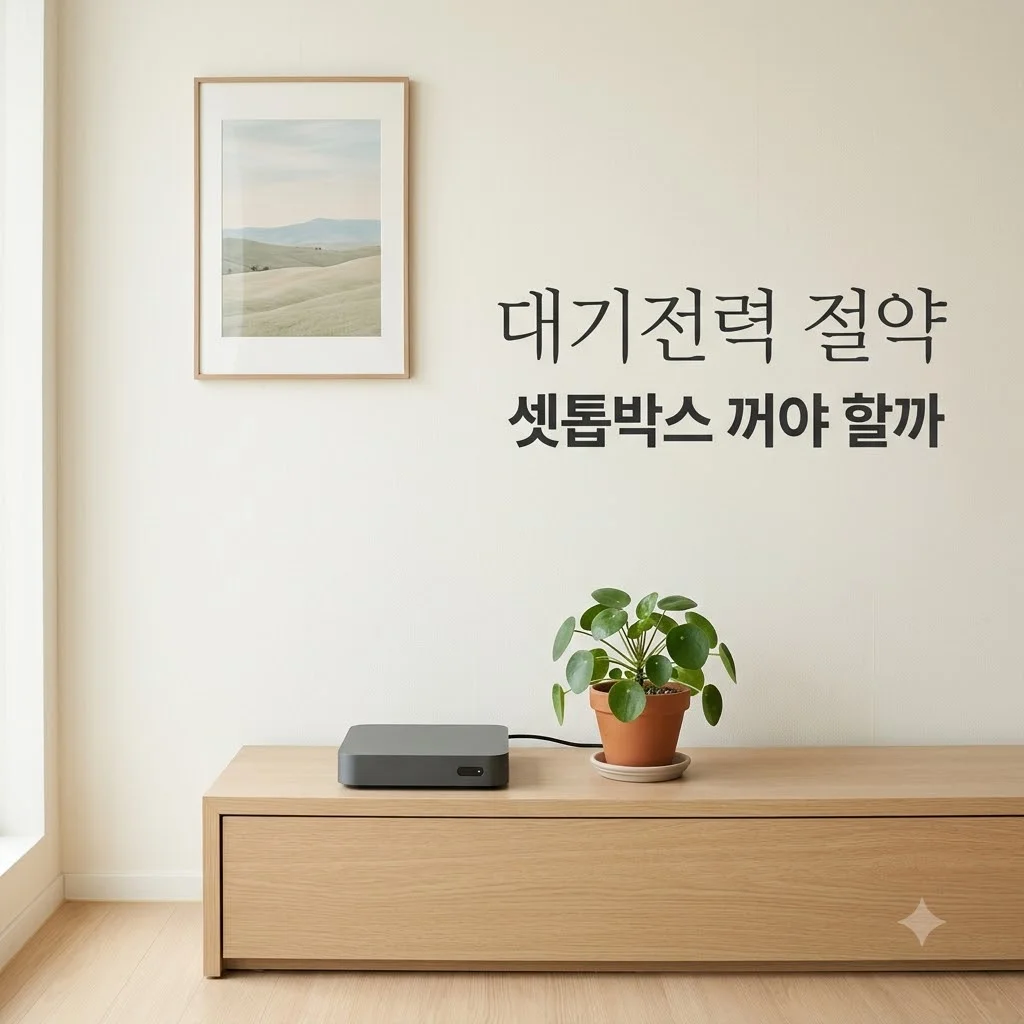 TV 셋톱박스 대기전력 밤마다 꺼두면 진짜 전기세가 절약될까
