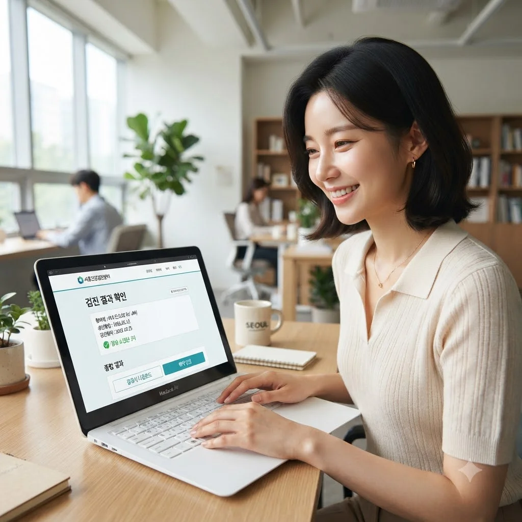 건강보험공단 홈페이지 건강검진 대상자 조회 단계별 가이드