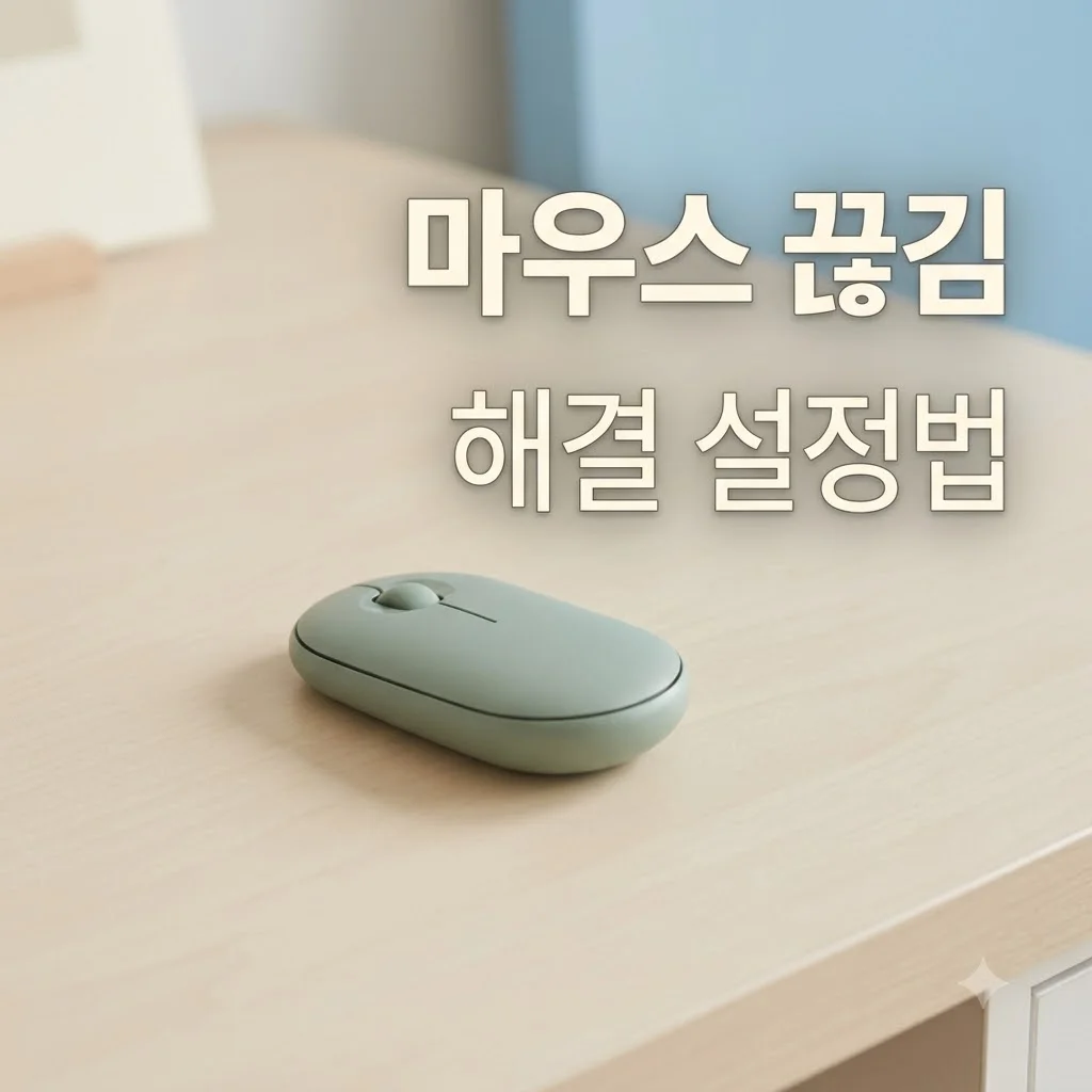 무선마우스가 자꾸 끊길 때 배터리 말고 확인해야 할 설정 해결법