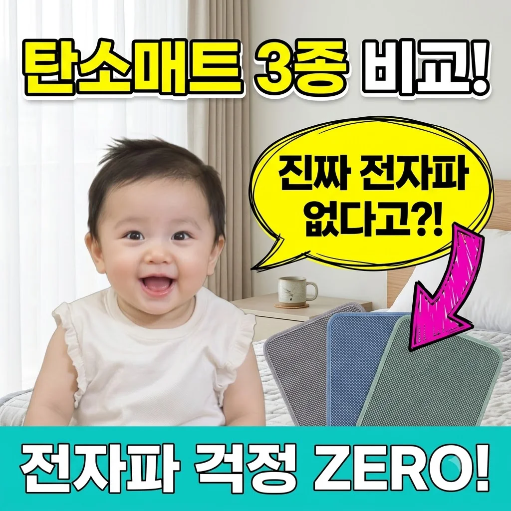 탄소매트 3종 비교, 전자파 걱정 없는 꿀잠 매트 고르는 법