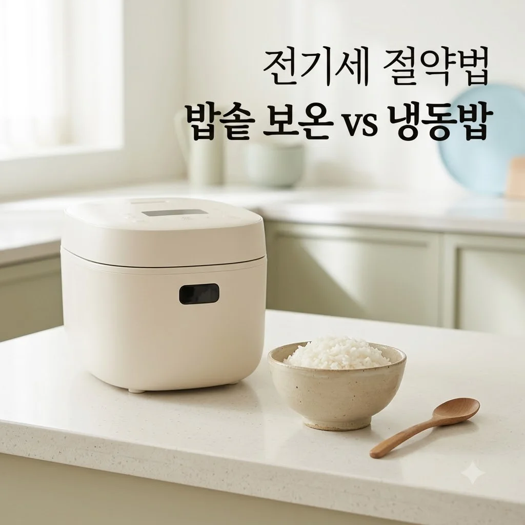밥솥 보온 vs 냉동밥 전기요금 비교 및 절약법 총정리