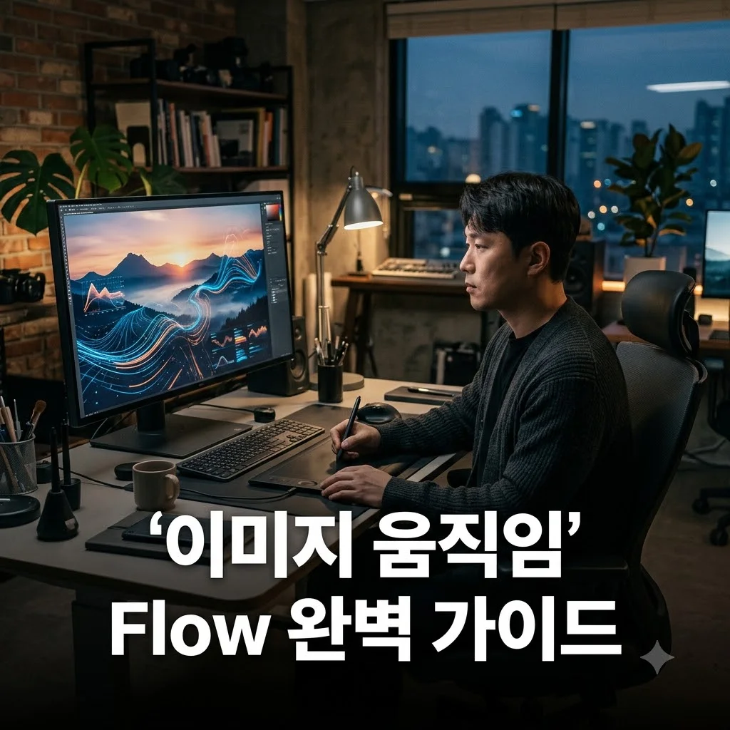 Flow로 이미지에 움직임 넣는 법: AI 영상 제작 가이드
