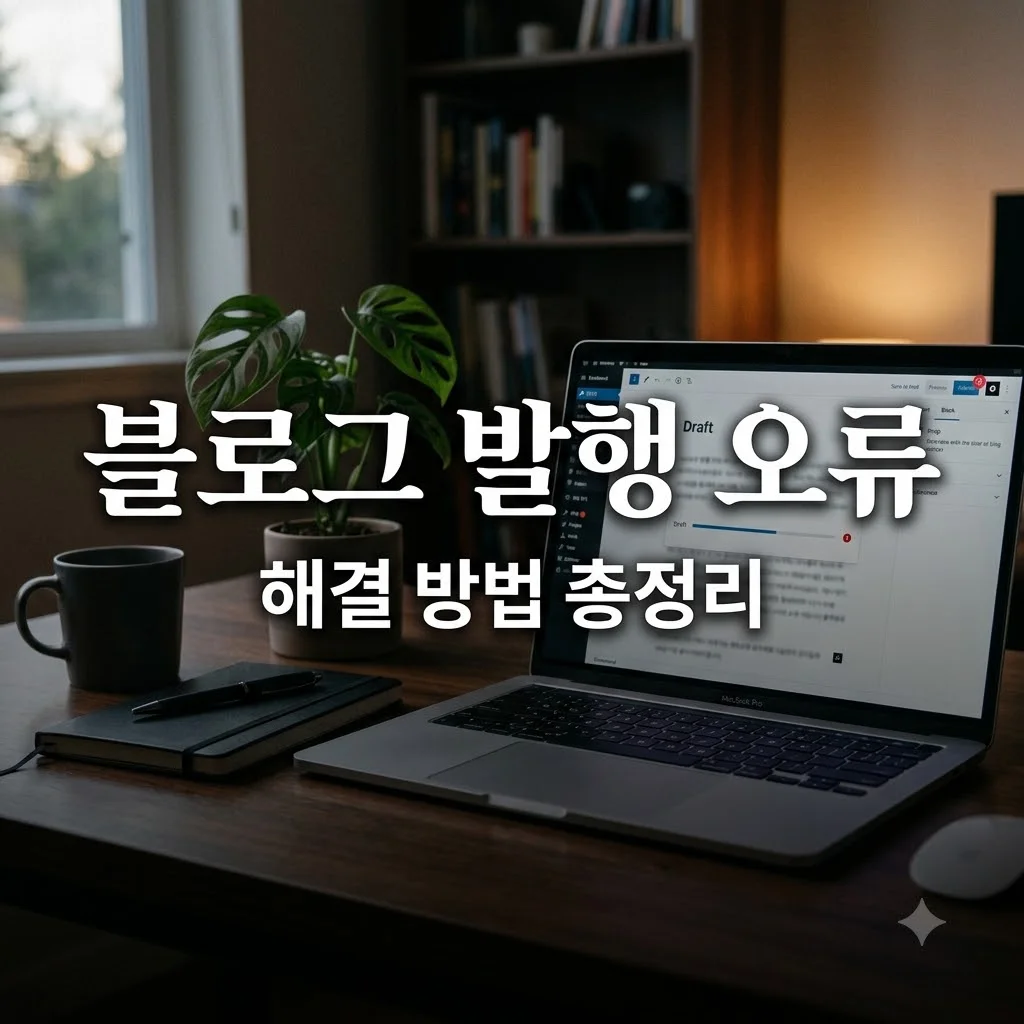 네이버 블로그 글 발행이 안 될 때 등록 버튼 오류 해결법