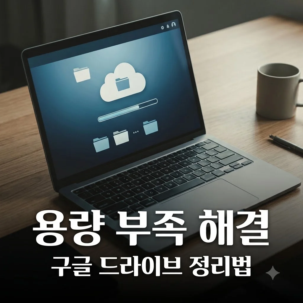 구글 드라이브 용량 부족할 때 큰 파일 찾아 정리하는 방법