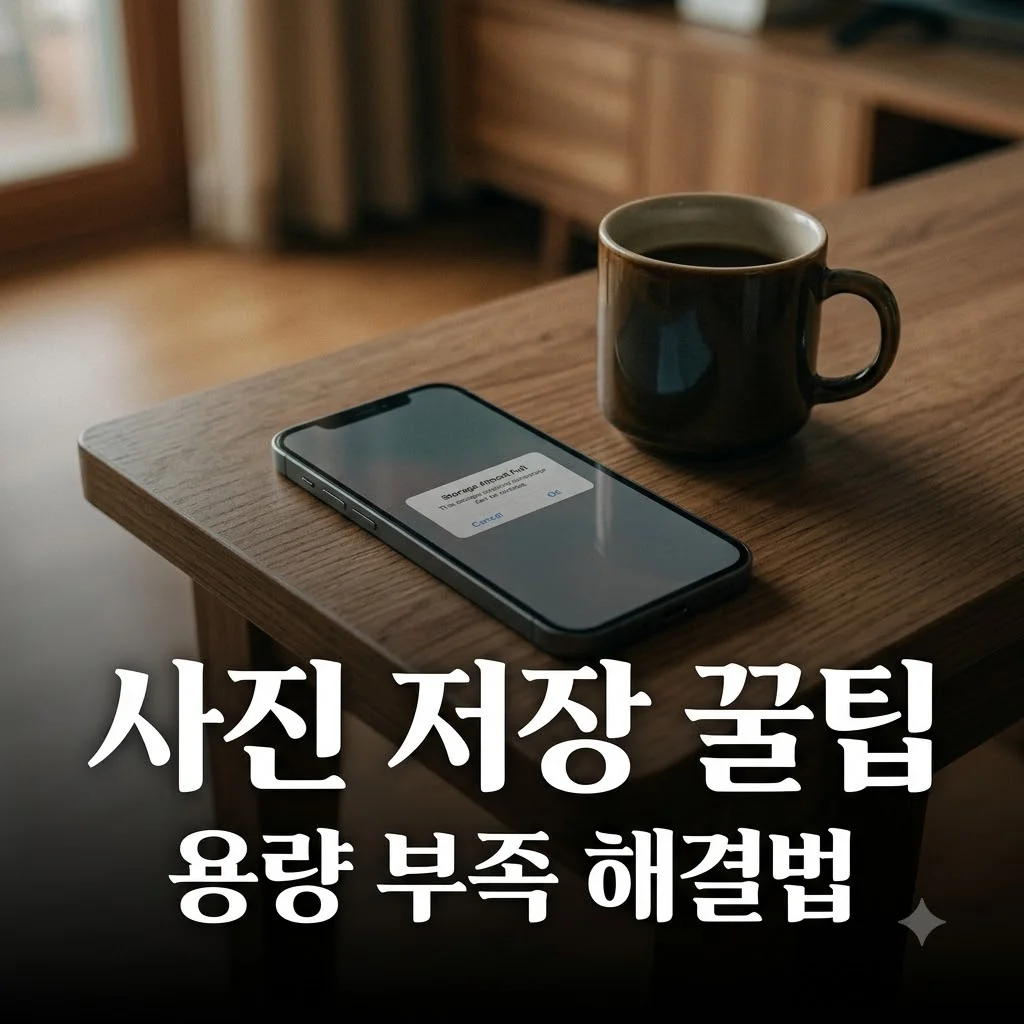 휴대폰 저장공간 부족한데 사진 지우기 싫을 때 해결 방법 총정리