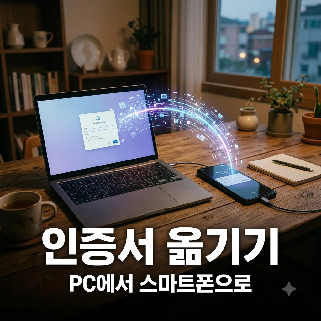 공동인증서 PC에서 휴대폰으로 옮기는 방법 및 안 보일 때 해결책