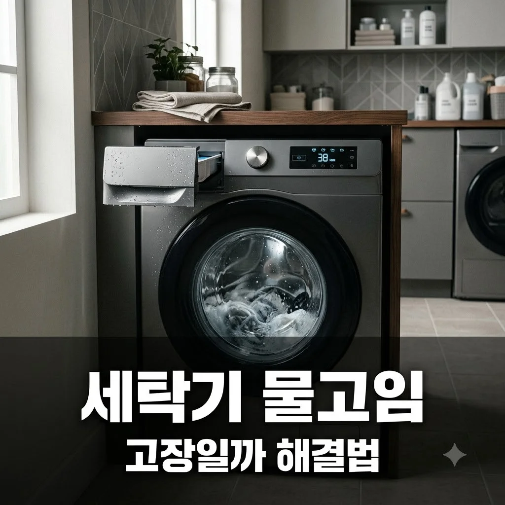 세탁기 섬유유연제 칸 물고임 원인과 해결 방법 총정리 (공식 가이드 기준)